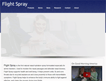 Tablet Screenshot of flightspray.com